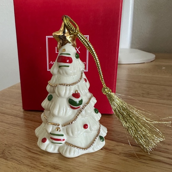 Five Different Designs, Lenox Very Merry Porcelain Ornaments, All Boxed, Vintage - Picture 2 of 11